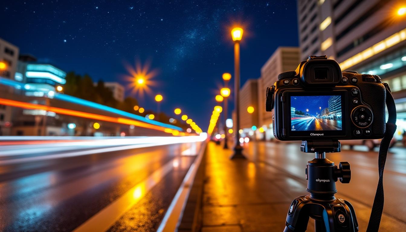 Olympus : Principes de la photographie de nuit 6 découvrez les secrets de la photographie de nuit avec olympus. apprenez à capturer des images époustouflantes sous les étoiles grâce à des techniques et conseils experts. idéal pour les passionnés souhaitant améliorer leurs compétences en photographie nocturne.