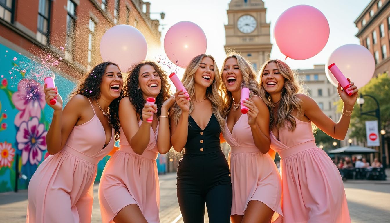 Shooting photo EVJF : fun, style et souvenirs garantis 1 découvrez notre shooting photo evjf, une expérience unique alliant fun et style pour immortaliser des souvenirs inoubliables entre amies. capturez chaque moment de joie et de complicité dans une ambiance chaleureuse et décontractée.