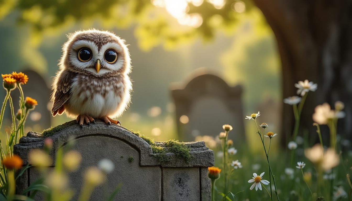 Un bébé chouette chevêche d'Athéna immortalisé dans un cimetière de la Marne 7 découvrez la touchante histoire d'un bébé chouette chevêche d'athéna, capturée dans le cadre insolite d'un cimetière de la marne. une rencontre fascinante entre la faune et un lieu empreint d'histoire.