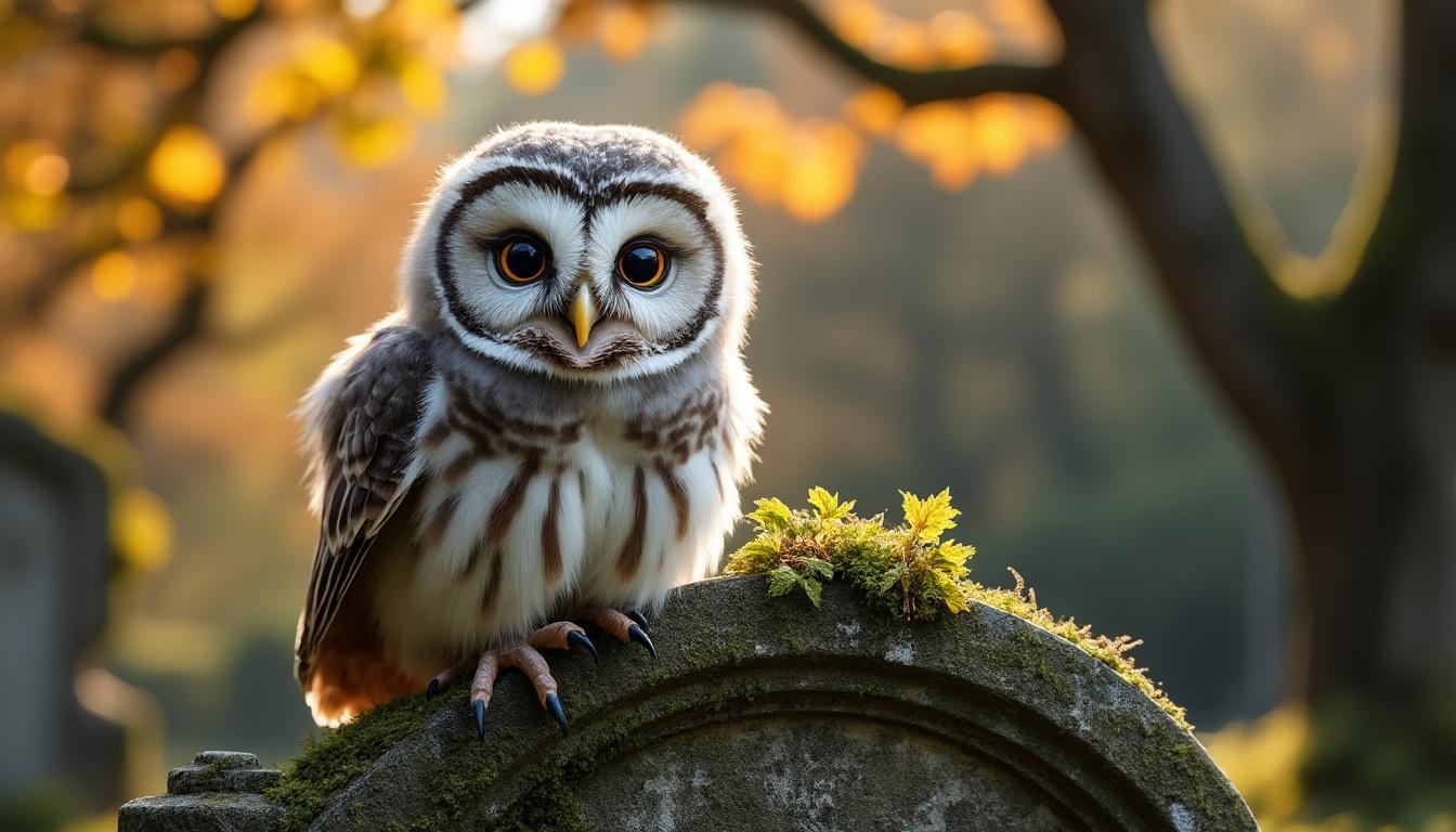 Un bébé chouette chevêche d'Athéna immortalisé dans un cimetière de la Marne 1 découvrez la douceur d'un bébé chouette chevêche d'athènes, capturée dans un cimetière paisible de la marne. un moment fascinant qui révèle la beauté de la faune locale au cœur d'un décor chargé d'histoire.