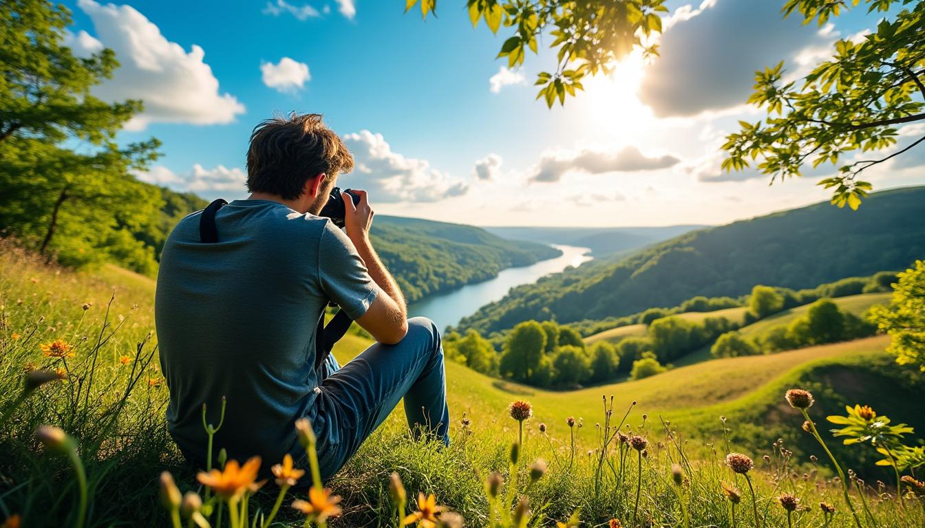 découvrez l'expérience unique d'une journée aux côtés d'un photographe professionnel au cœur d'entr'allier besbre et loire. immortalisez des paysages époustouflants, perfectionnez vos compétences en photographie et plongez dans la beauté naturelle de cette région pittoresque. une aventure inoubliable pour les passionnés de photo et la nature.