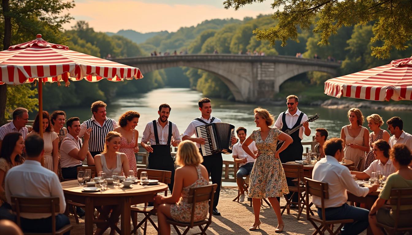 À travers l'objectif de Willy Ronis, redécouverte des guinguettes d'autrefois sur les rives de la Marne 7 plongez dans l'univers nostalgique des guinguettes d'antan sur les rives de la marne, à travers les photographies emblématiques de willy ronis. redécouvrez l'atmosphère festive et conviviale de ces lieux emblématiques où joie de vivre et moments partagés se mêlent à la beauté des paysages.