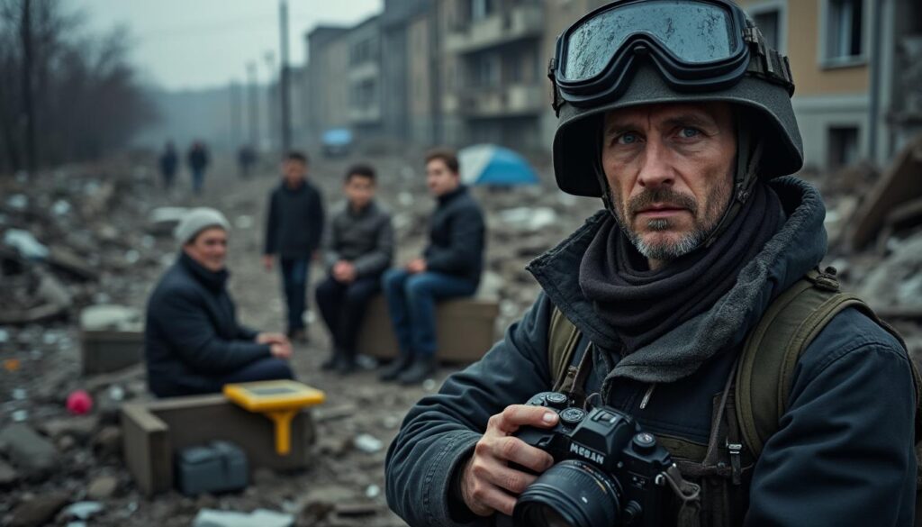 DOCUMENTAIRE – Le regard sensible d'un photographe sur la guerre et la routine en Ukraine 3 découvrez un documentaire émouvant qui explore la guerre et la vie quotidienne en ukraine à travers l'objectif d'un photographe. un regard sensible sur la réalité des habitants et la force de l'image face au conflit.