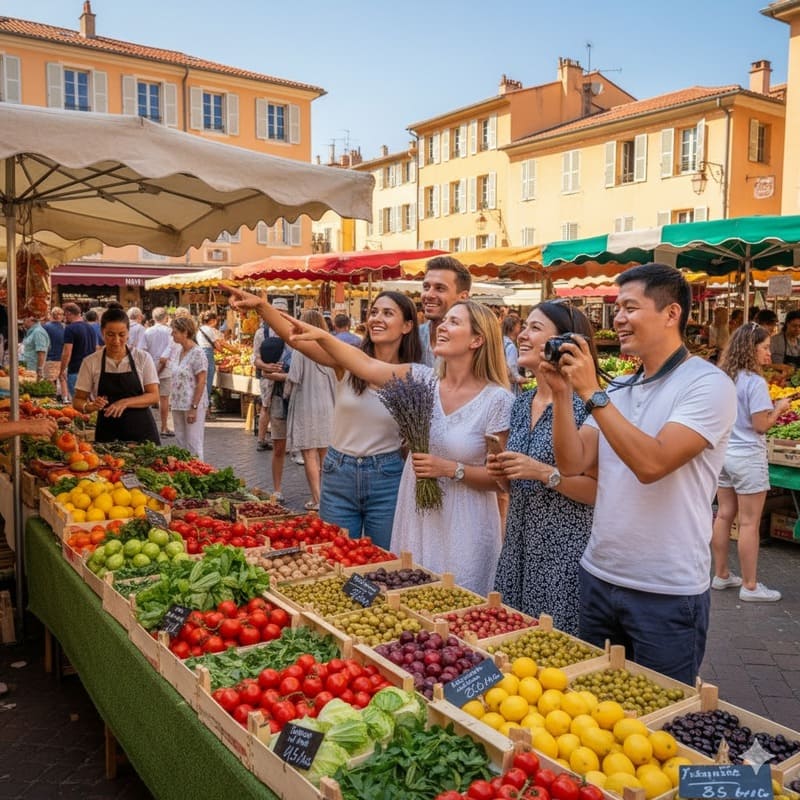 marche de nice photographie