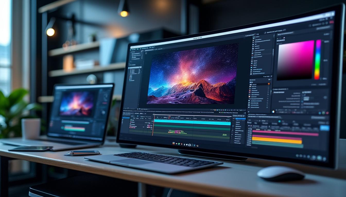 photopea est un éditeur photo en ligne gratuit qui offre des fonctionnalités similaires à photoshop, parfait pour retoucher vos images sans installation.
