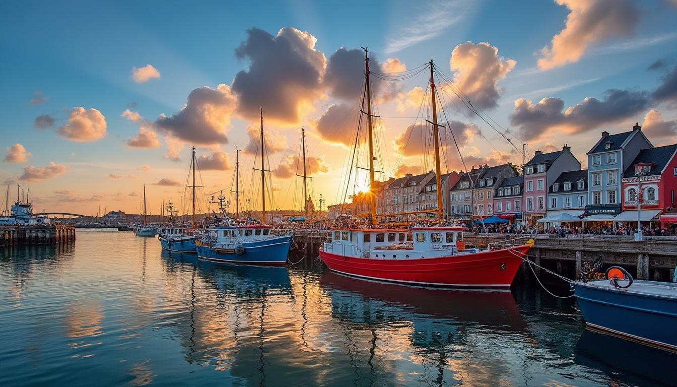 découvrez lorient à travers l'objectif de david mallégol, qui sublime la cité portuaire avec ses affiches photographiques uniques et expressives.