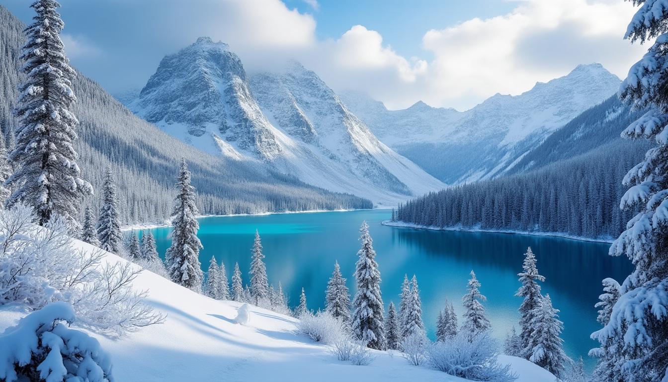 découvrez l'art de la photographie pour capturer la beauté pure et féerique des paysages enneigés, où chaque flocon raconte une histoire magique.
