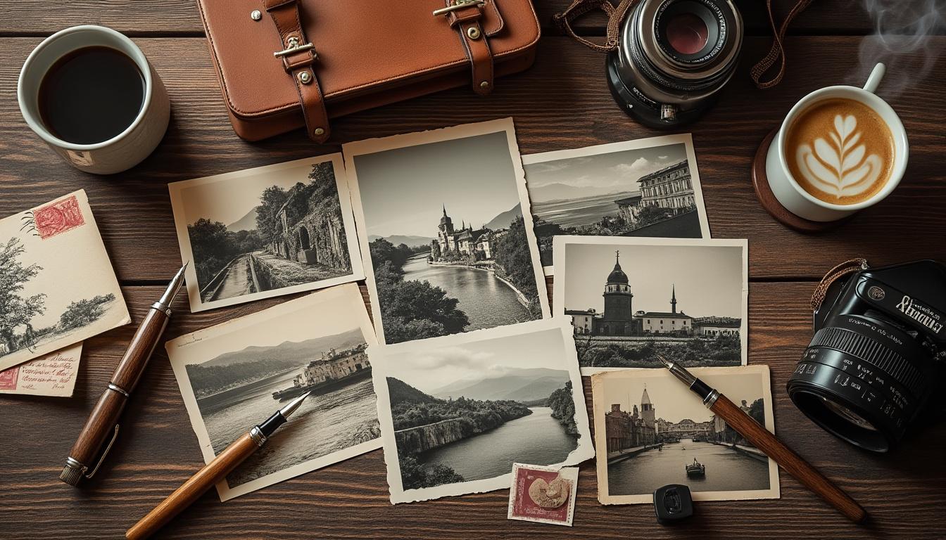 découvrez un voyage nostalgique à travers une collection émouvante de photos et de cartes postales, qui racontent des souvenirs précieux et des histoires du passé.