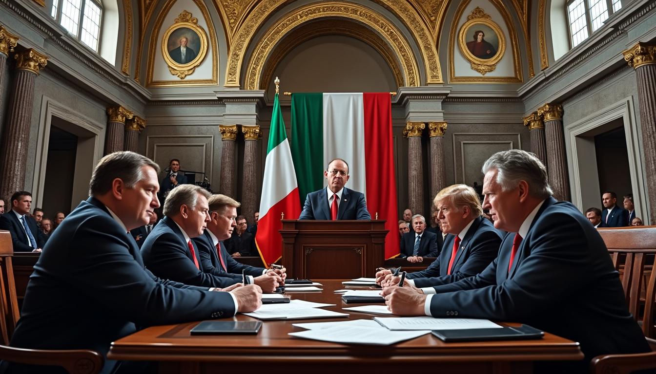 italie : un allié de giorgia meloni démissionne suite à la controverse provoquée par une photo avec un ex-détenu, déclenchant un débat politique intense.