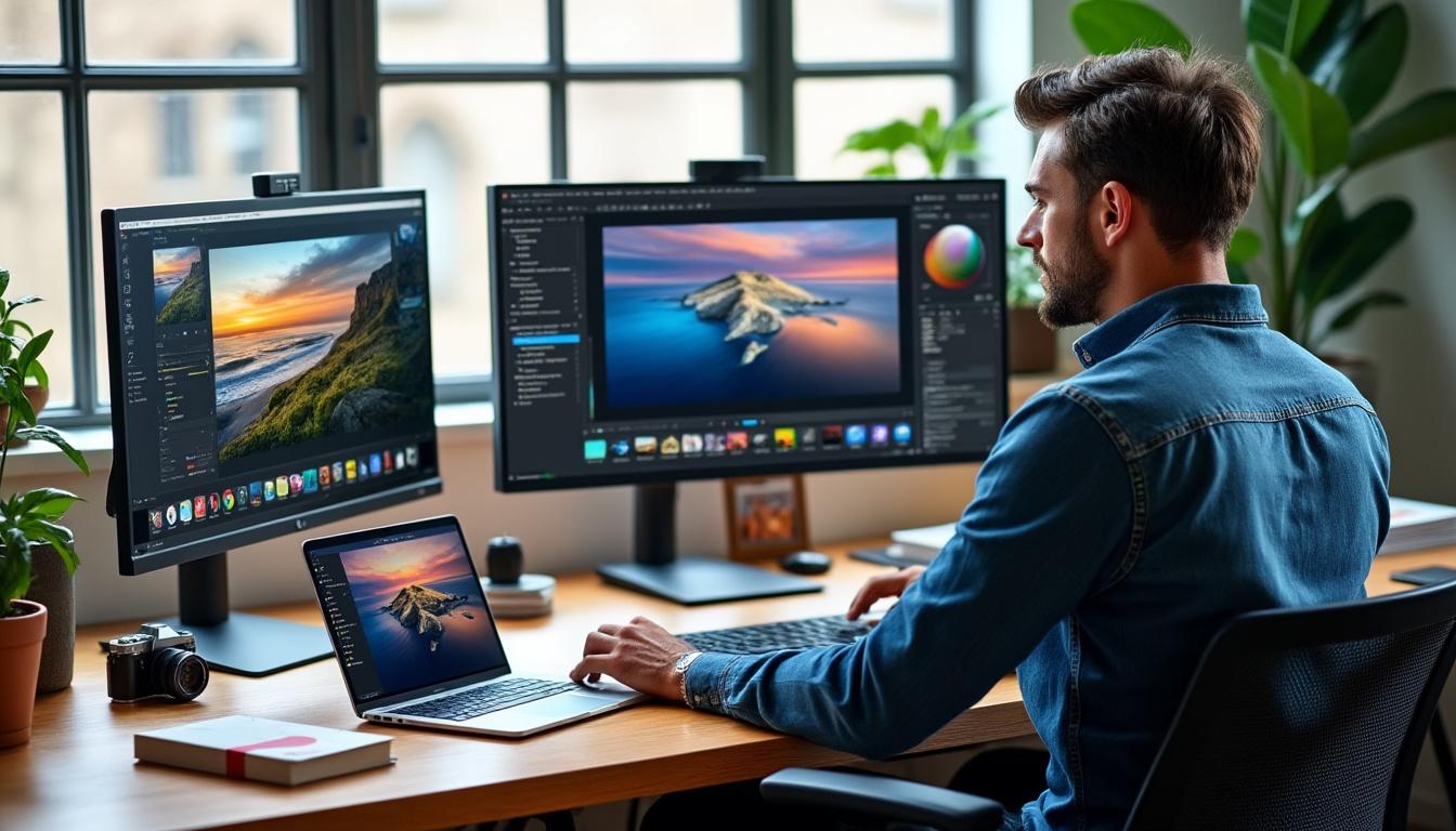 découvrez quel ordinateur choisir en 2026 pour la photographie, avec les meilleures performances, la gestion des logiciels photo et un excellent rapport qualité-prix.