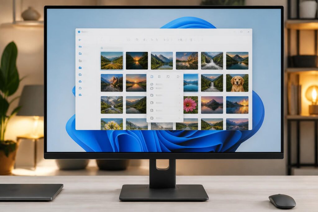 découvrez comment afficher facilement les miniatures de vos photos dans windows 11 pour une navigation rapide et intuitive de vos images.