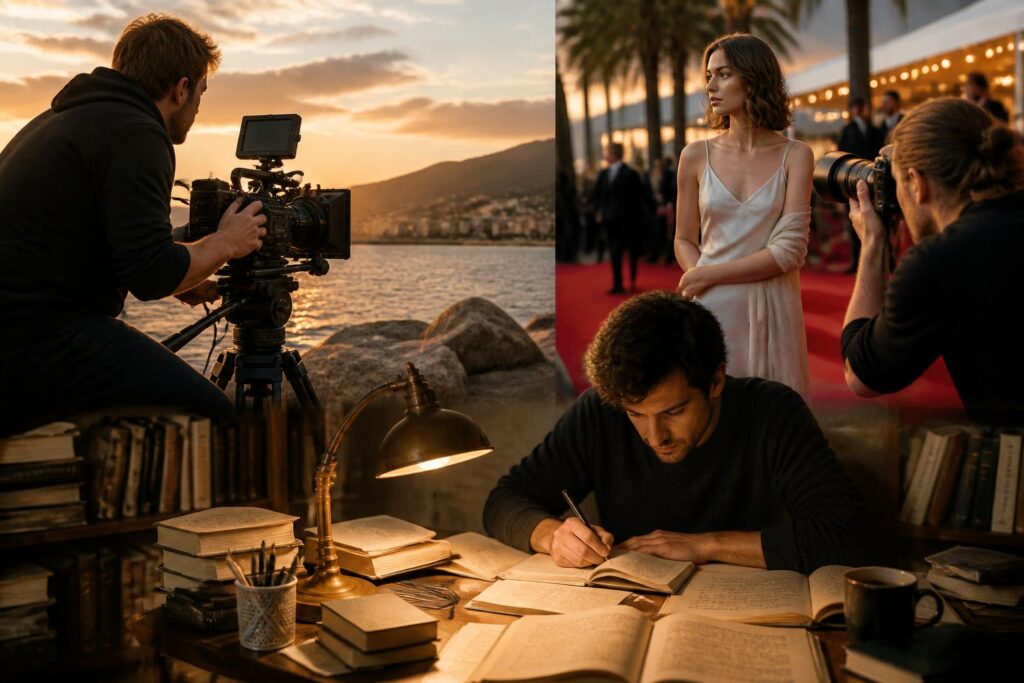 découvrez les nombreux projets inspirés par le festival de cannes : documentaires, photographies, adaptations littéraires et bien plus encore.