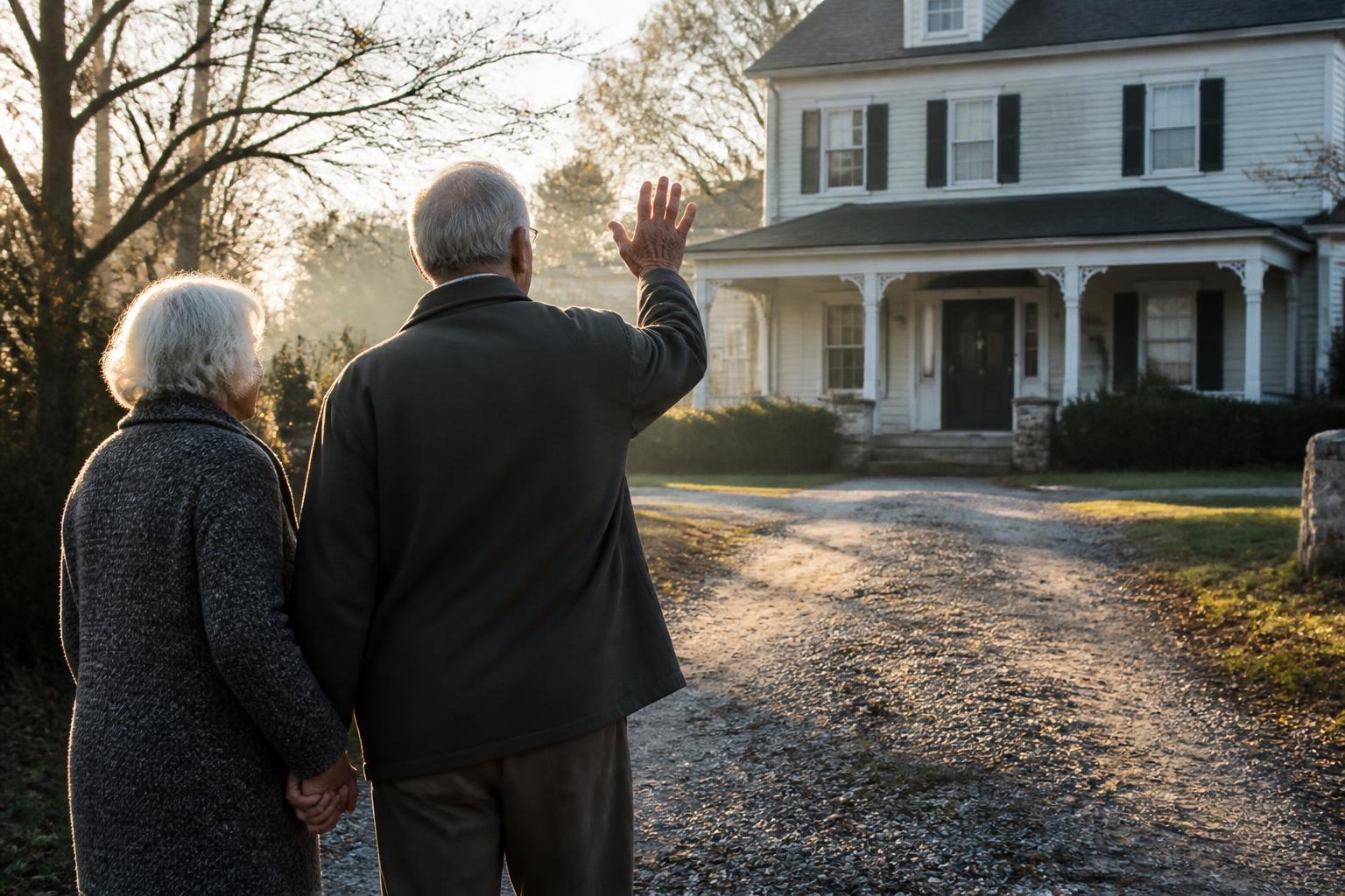 découvrez l'émouvant rituel d'adieu capturé pendant près de 30 ans par une fille devant la maison de ses parents, un témoignage poignant d'amour et de souvenirs.