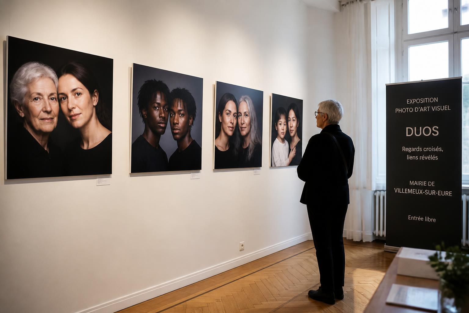 découvrez l'exposition photo 'les deux font la paire' à la mairie de villemeux-sur-eure, une immersion visuelle captivante disponible jusqu'au 13. ne manquez pas cette occasion unique de plonger dans un univers photographique exceptionnel.
