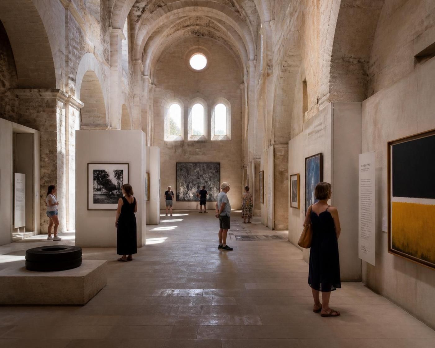 cet été, le musée d’art moderne de l’abbaye offre une exposition captivante qui célèbre la fusion entre photographie et peinture, révélant des œuvres inédites en images.