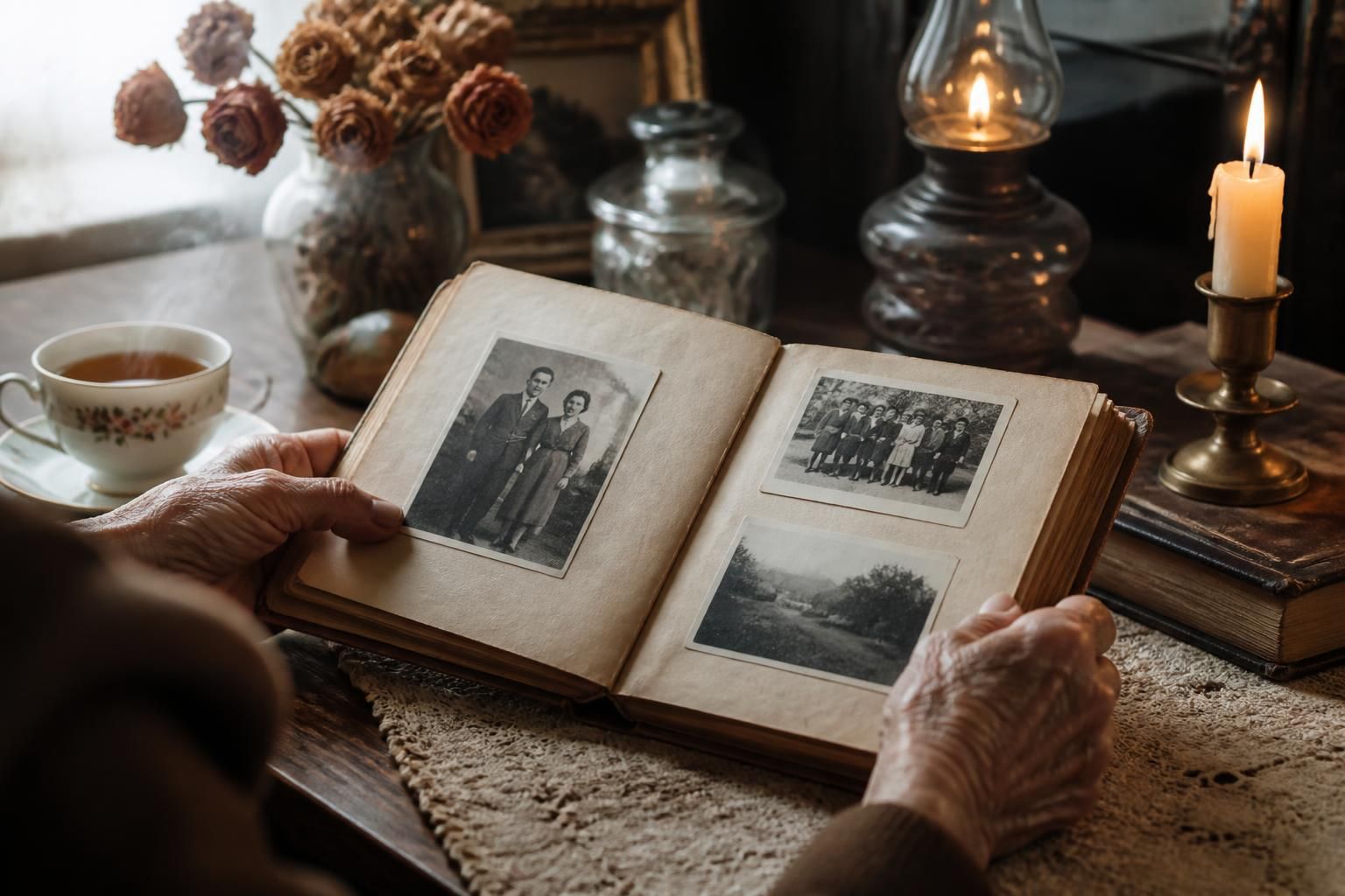 plongez dans l'émotion en redécouvrant les photos de chez grand-mère pour raviver des souvenirs précieux et intemporels.