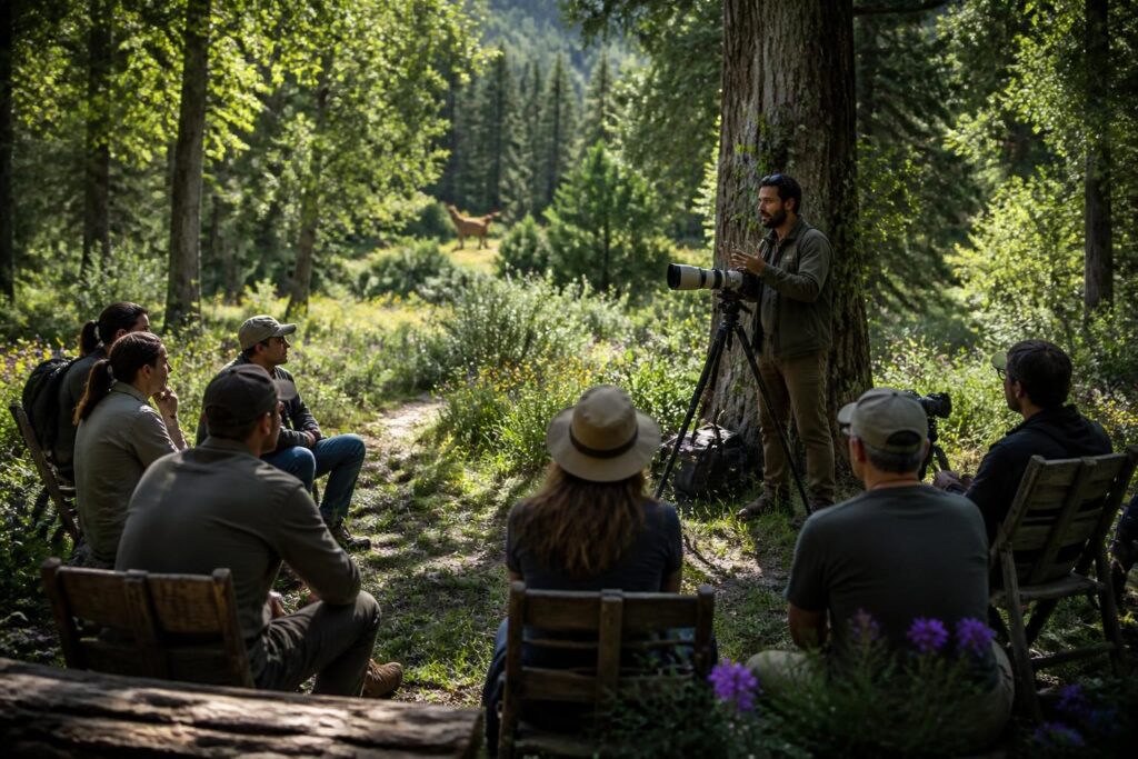 découvrez une conférence immersive à saint-julien dédiée à la photographie de la vie sauvage. apprenez à capturer la beauté de la nature et à observer les animaux dans leur habitat naturel.