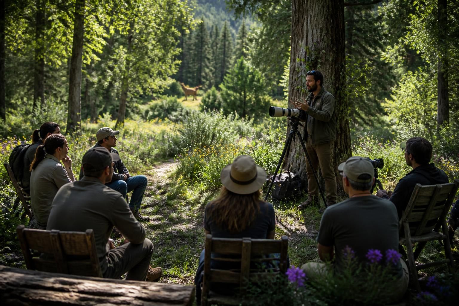 À l'affût de la nature : Conférence immersive sur la photographie de la vie sauvage à Saint-Julien 1 découvrez une conférence immersive à saint-julien dédiée à la photographie de la vie sauvage. apprenez à capturer la beauté de la nature et à observer les animaux dans leur habitat naturel.