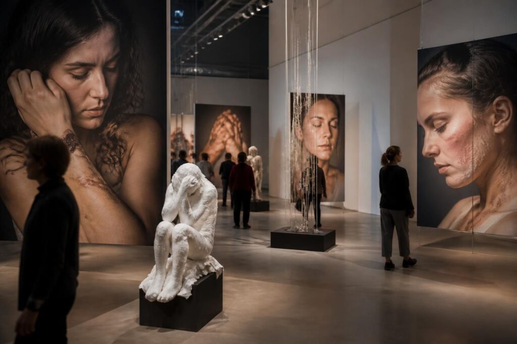 découvrez au festival du « monde » l’exposition « réparer les vivantes », qui met en lumière des histoires émouvantes de reconstruction et de résilience après l’épreuve.