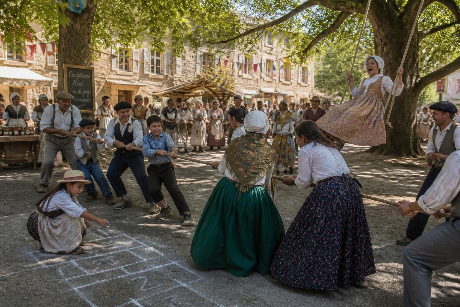 plongez à eaunes dans une journée d’antan avec des jeux traditionnels et des coutumes authentiques qui vous feront revivre le charme du passé.