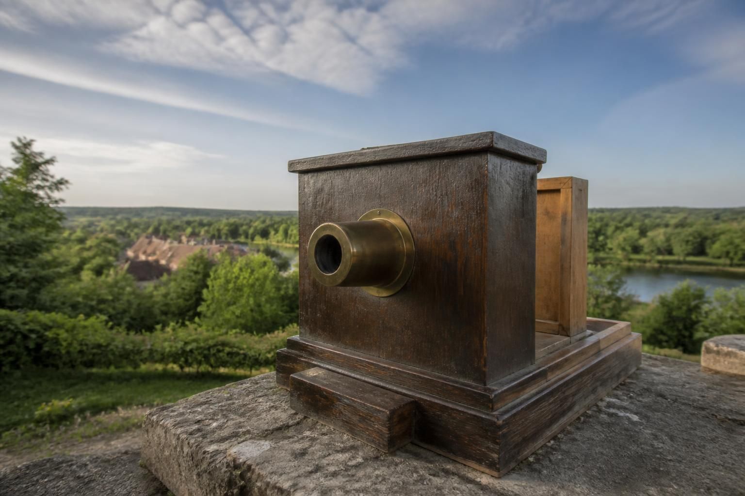 « Point de vue du Gras » de Nicéphore Niépce, la toute première photographie de l’histoire, fait son grand retour en France pour une exposition exceptionnelle 1 découvrez « point de vue du gras » de nicéphore niépce, la toute première photographie de l’histoire, présentée en france lors d’une exposition exceptionnelle, un retour unique à l’origine de la photographie.