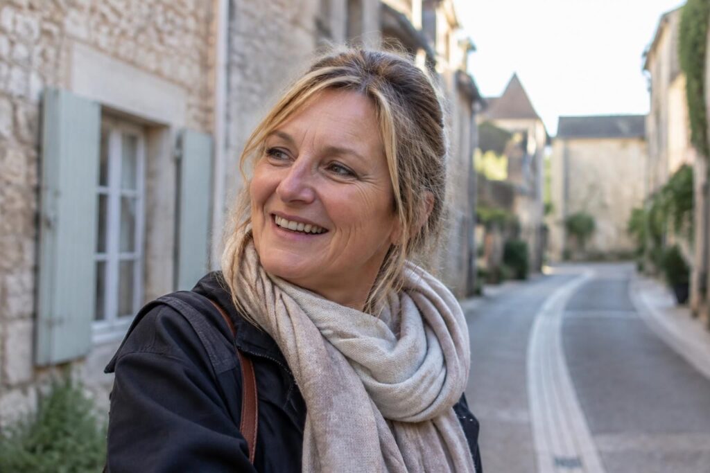 à aiguillon, découvrez en images véronique waeckel, son parcours, ses inspirations et son regard sur la vie locale.