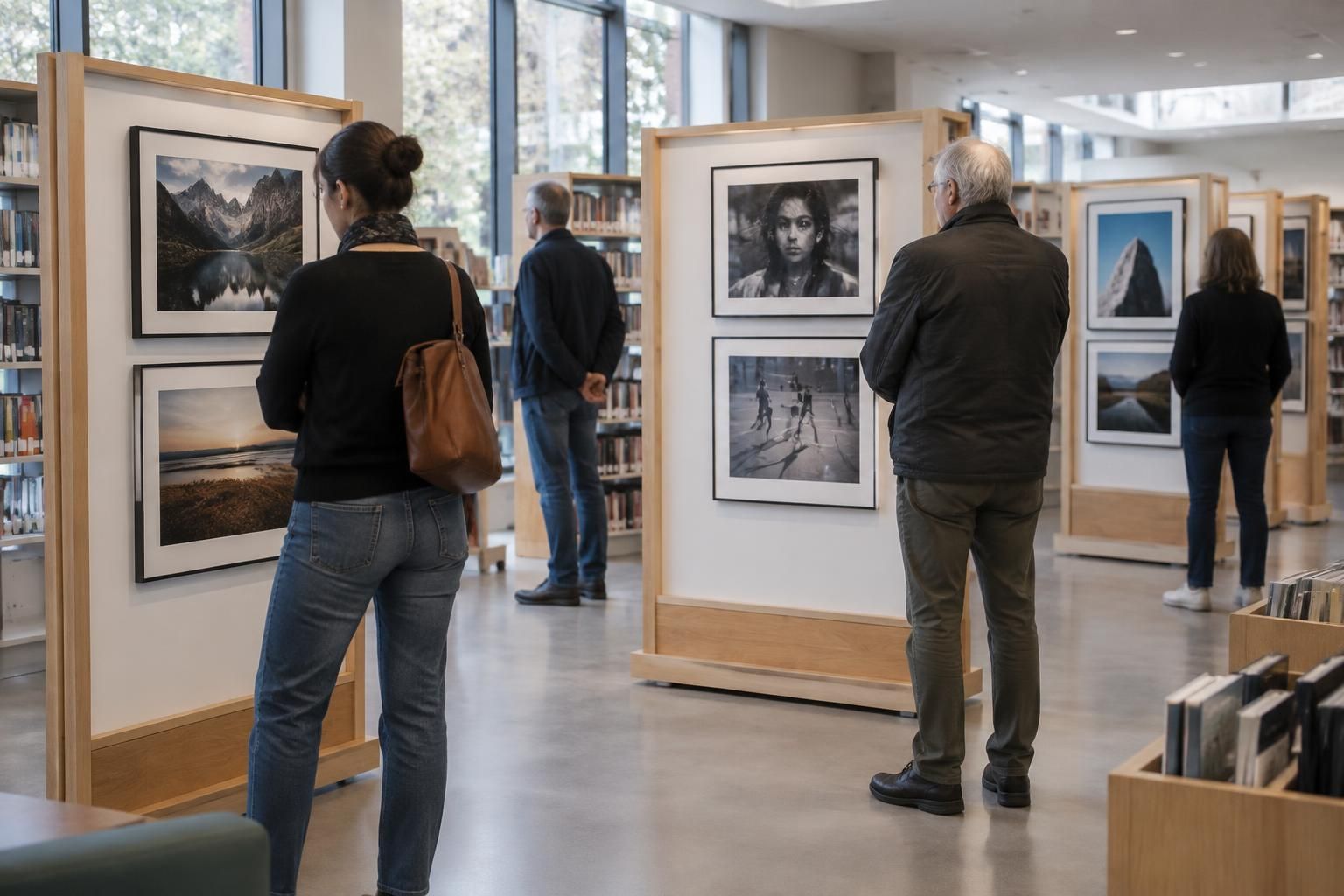 chaque mois, la médiathèque met à l’honneur un photographe à découvrir et invite le public à explorer son univers.